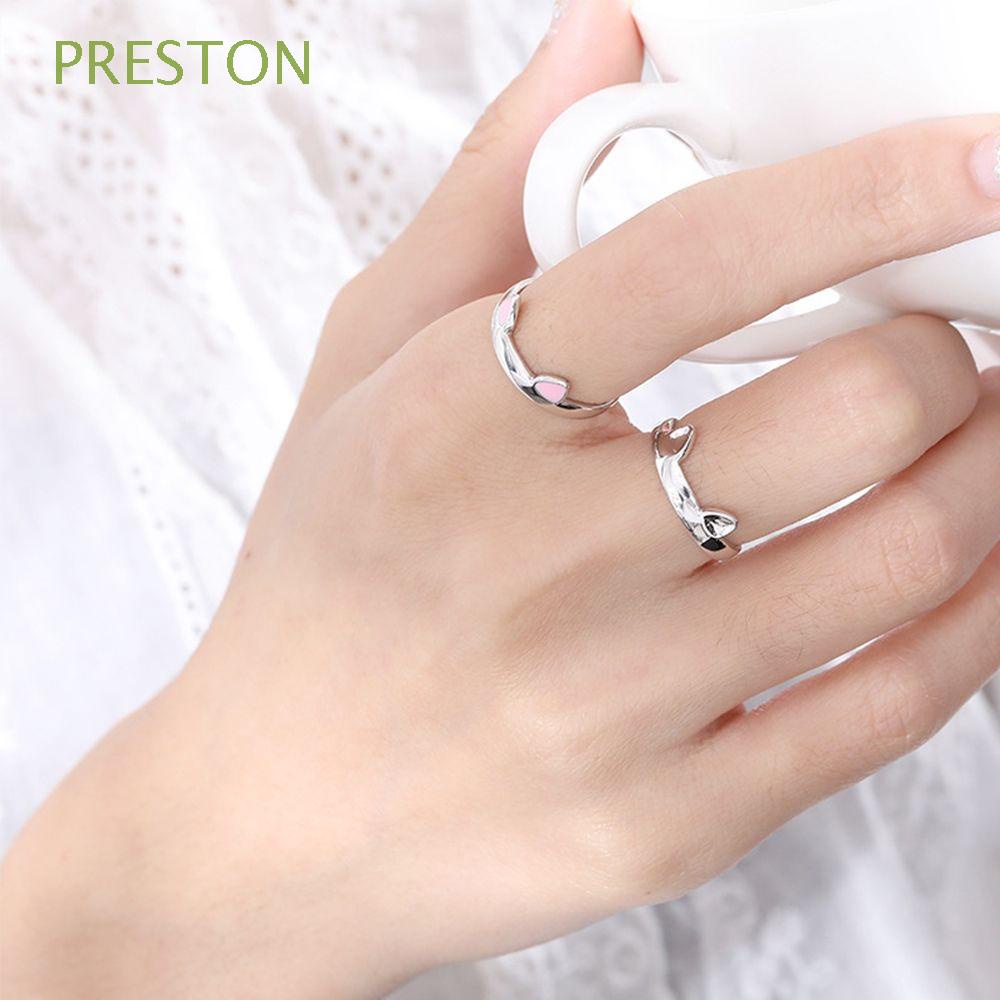 Nhẫn Hình Mèo Độc Đáo Thời Trang Vintage Cho Cặp Đôi