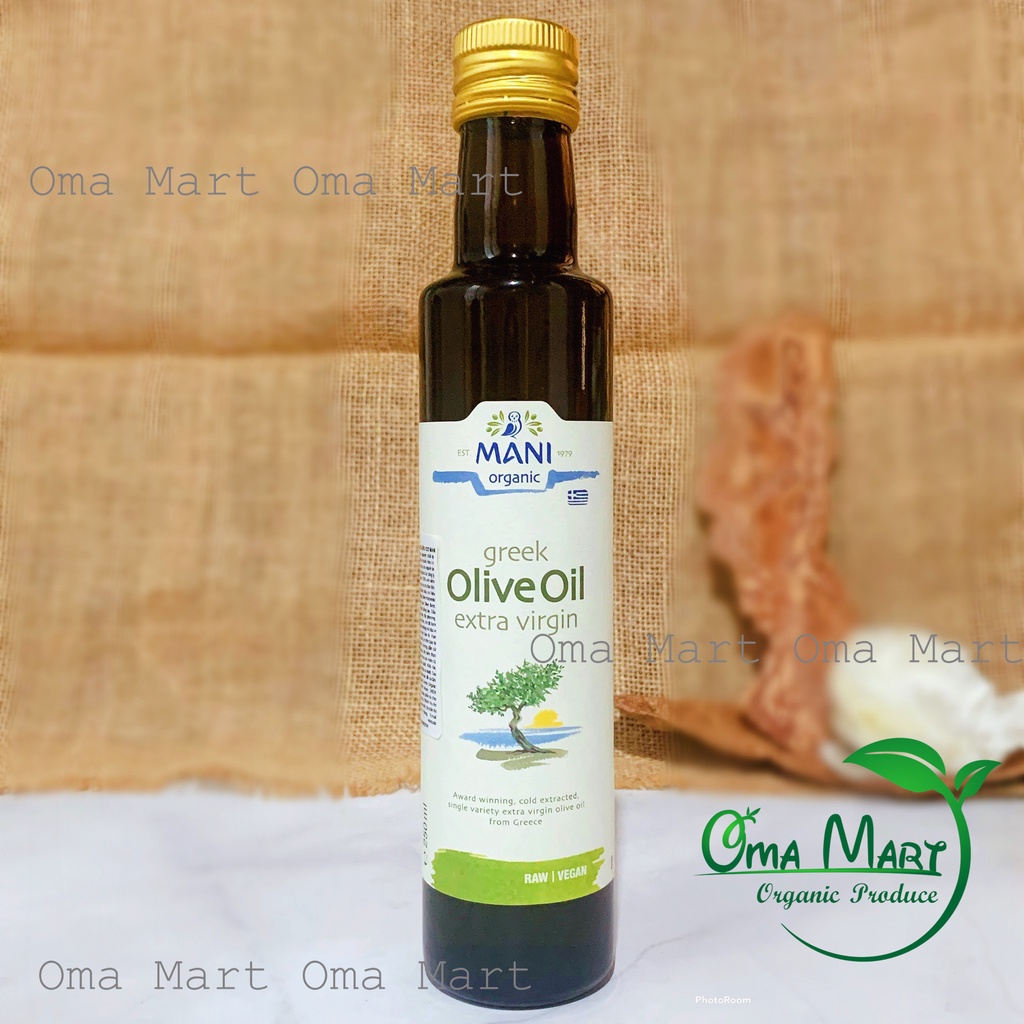 Dầu olive hữu cơ Mani 250ml và 500ml