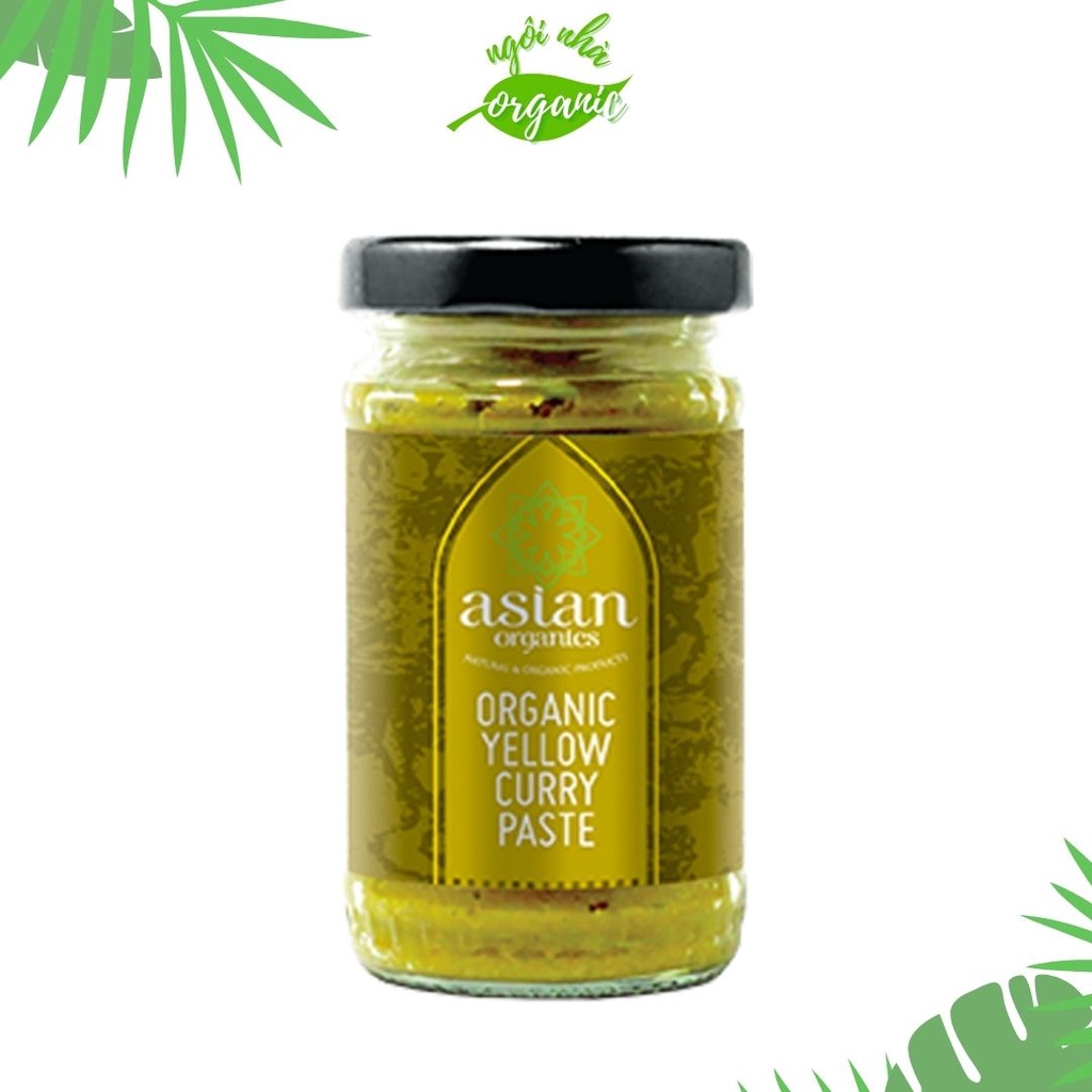 Sốt cà ri vàng hữu cơ Asian Organics 120g Organic Yellow Curry Paste