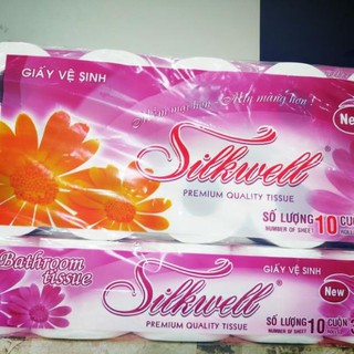 Giấy vệ sinh tím 10 cuộn 3 lớp