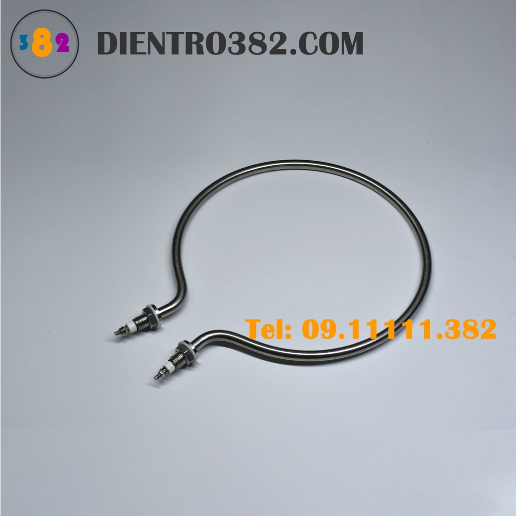 Thanh nhiệt vòng tròn công suất 3kw, 4kw, 5kw, 6kw inox 304, mây so điện vòng tròn đun nước - Điện trở 382