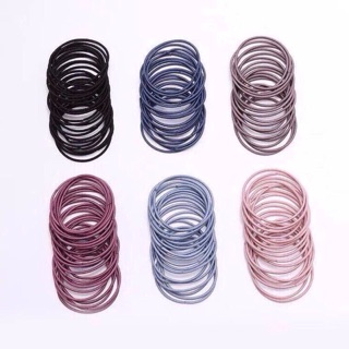 Set 10 thun cột tóc nhiều màu