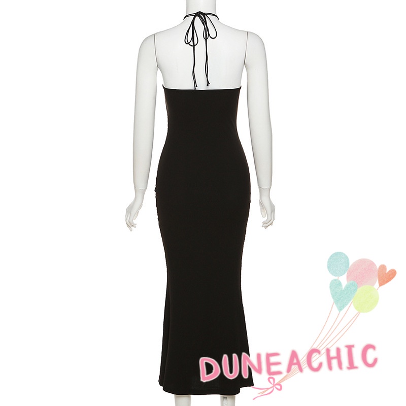 DUNEA Đầm Hở Lưng Quyến Rũ Thời Trang Dành Cho Nữ