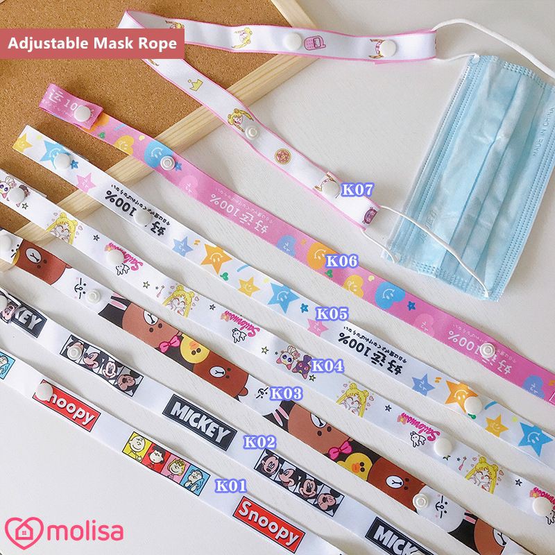 Dây đeo khẩu trang có thể điều chỉnh linh hoạt tiện lợi