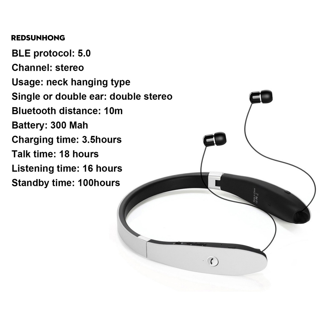 Tai Nghe Nhét Tai RSH.z SX-991 Bluetooth Không Dây Âm Thanh Nổi HiFi 5.0 Phong Cách Thể Thao