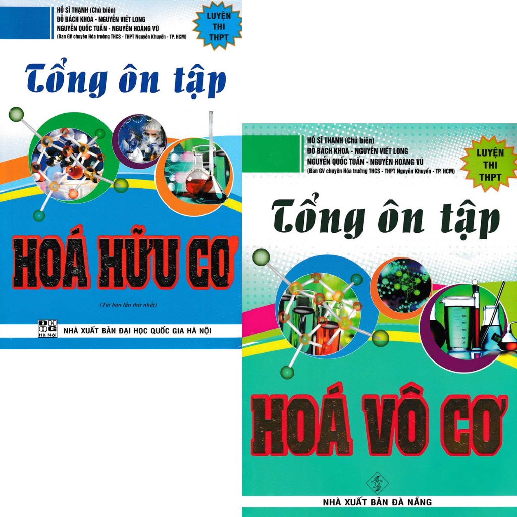 Sách - Combo 2 Quyển Tổng Ôn Tập Hoá Vô Cơ Và Hữu Cơ
