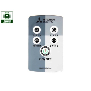 Remote hồng ngoại tay điều khiển từ xa quạt Mitsubishi