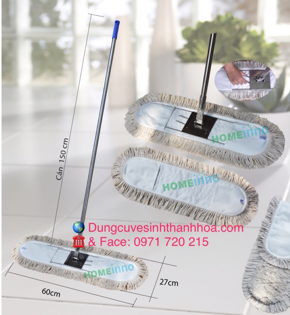 Tấm lau nhà / tấm lau sàn 60cm