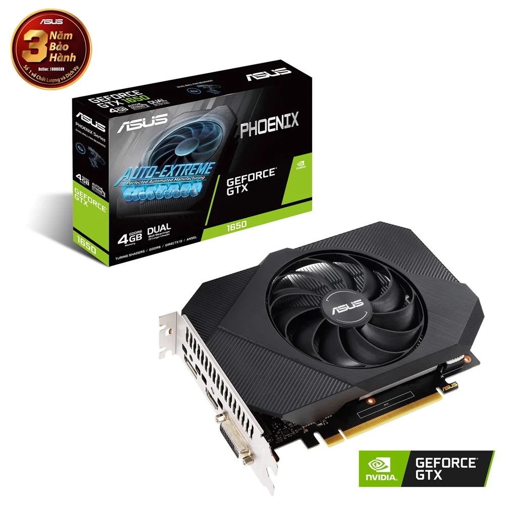 Card Màn Hình ASUS Phoenix GeForce GTX1650 -4GD6