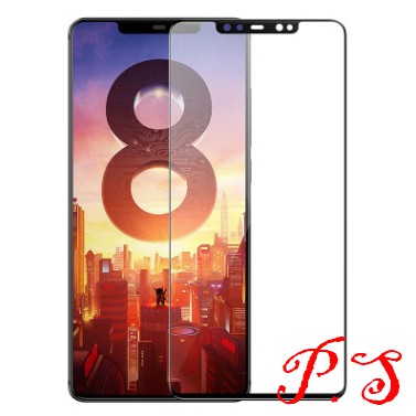 Cường Lực Full 5D Full Màn Full Keo Không Chấm Liti Cho Xiaomi Mi 8 pro ( đen )