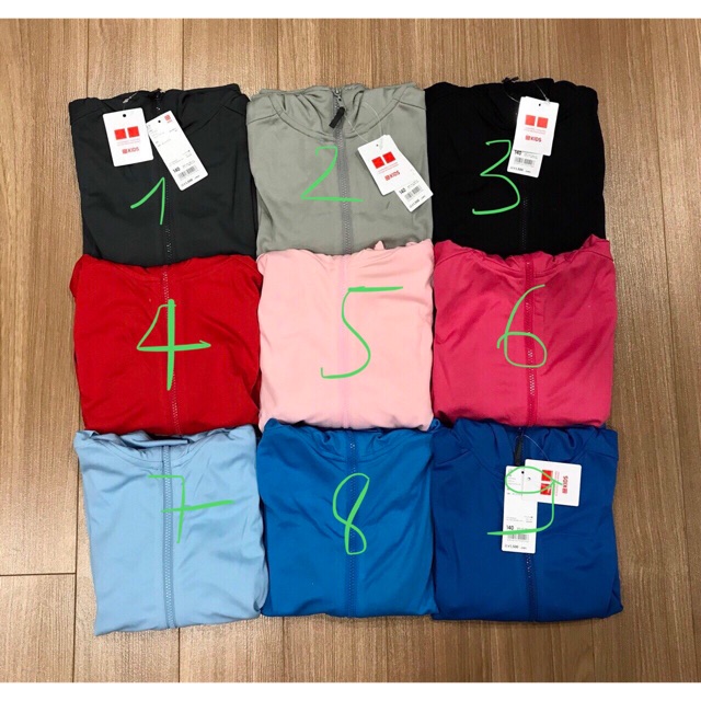 Áo chống nắng Uniqlo size đại 3-10Y