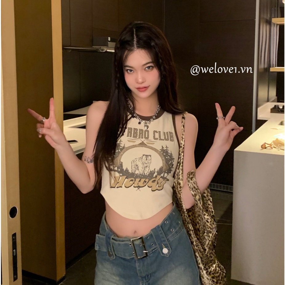 Áo Nữ Không Tay Cổ Chữ I Quyến Rũ Thời Trang