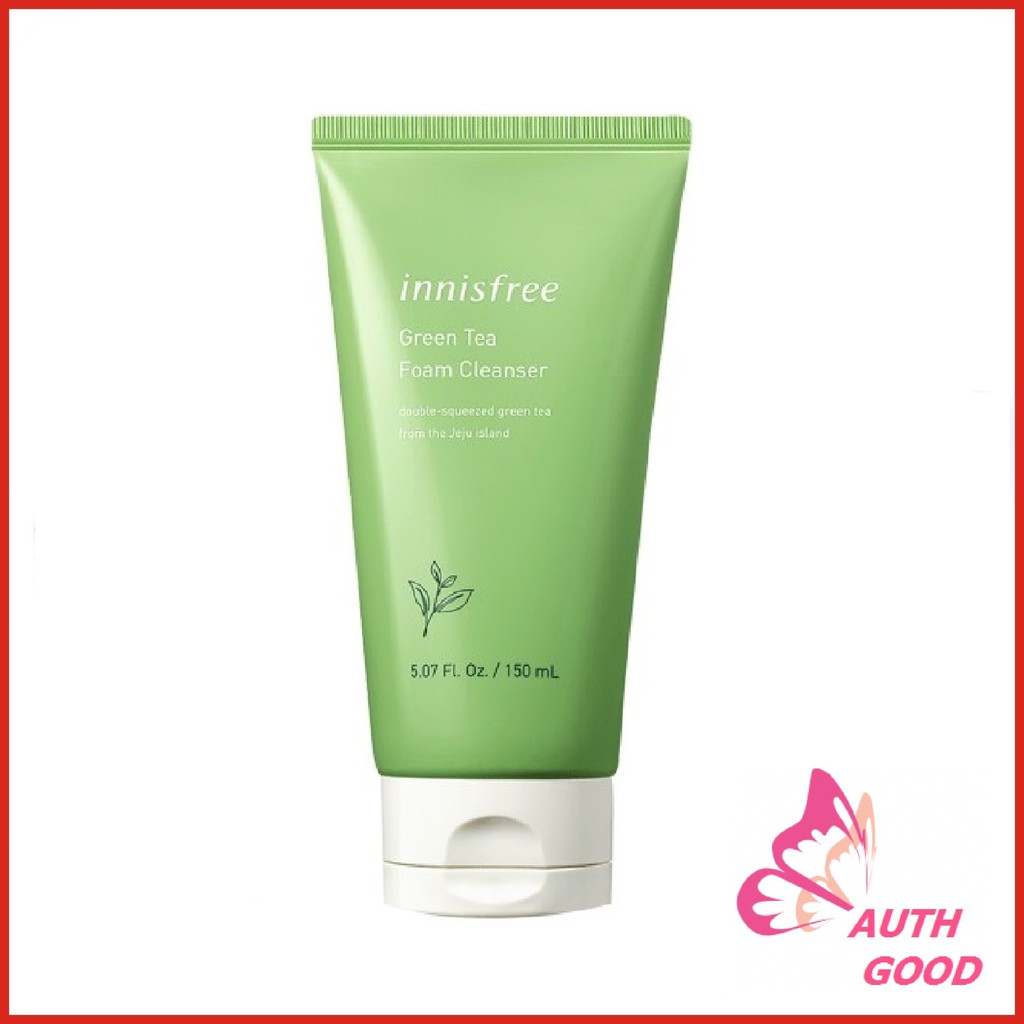 Sữa Rửa Mặt 💖FREESHIP💖 Sữa Rửa Mặt Trà Xanh Innisfree Green Tea Foam Cleanser 150ml