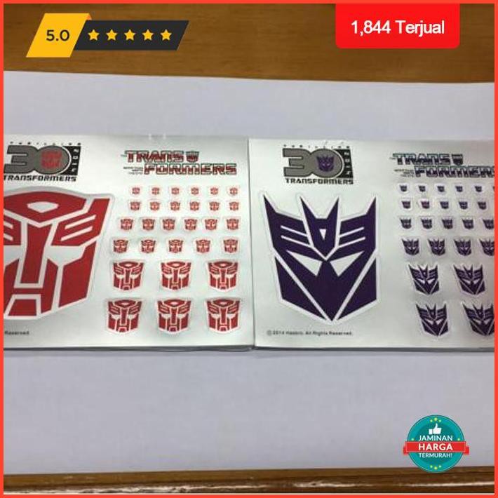 Miếng Dán Trang Trí Xe Hơi In Chữ Tiếng Anh Hasbro Limited Original Autobot-decepticon