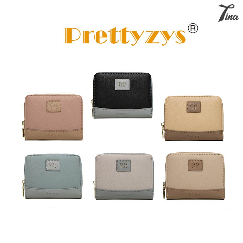 Ví ngắn cầm tay nữ Prettyzys/Pritti 2021 thiết kế đơn giản, style Hàn Quốc (PTZ87)