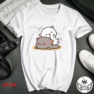 Áo thun unisex siêu dễ thương màu trắng(FREESHIP TOÀN QUỐC)Áo thun nam nữ đẹp rẻ, chất, siêu cá tính