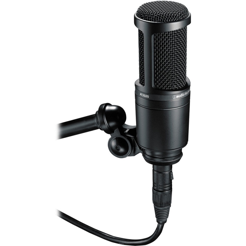 Mic Thu Âm Technica AT2020. Thiết Kế Đẹp Trẻ Trung Hào Hoa, Năng Động, Âm Thanh Sống Động Dễ Sử Dụng. Bảo Hành 12 Tháng.