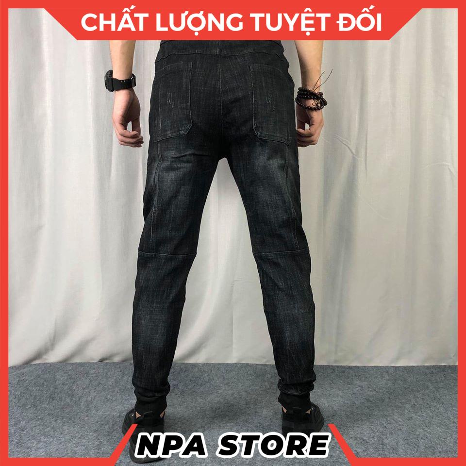 Quần jean nam cạp thun co giãn mã D02 | BigBuy360 - bigbuy360.vn