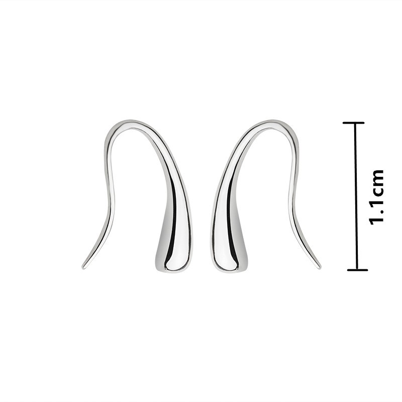 Simple temperament drop-shaped earrings A720