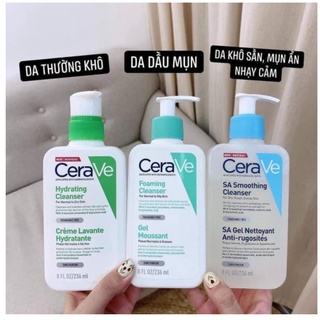 Sữa rửa mặt CeraVe Foaming Facial Cleanser