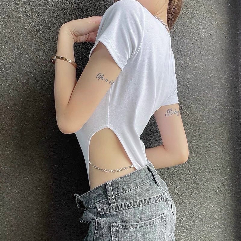 ÁO BODYSUIT PHỐI XÍCH