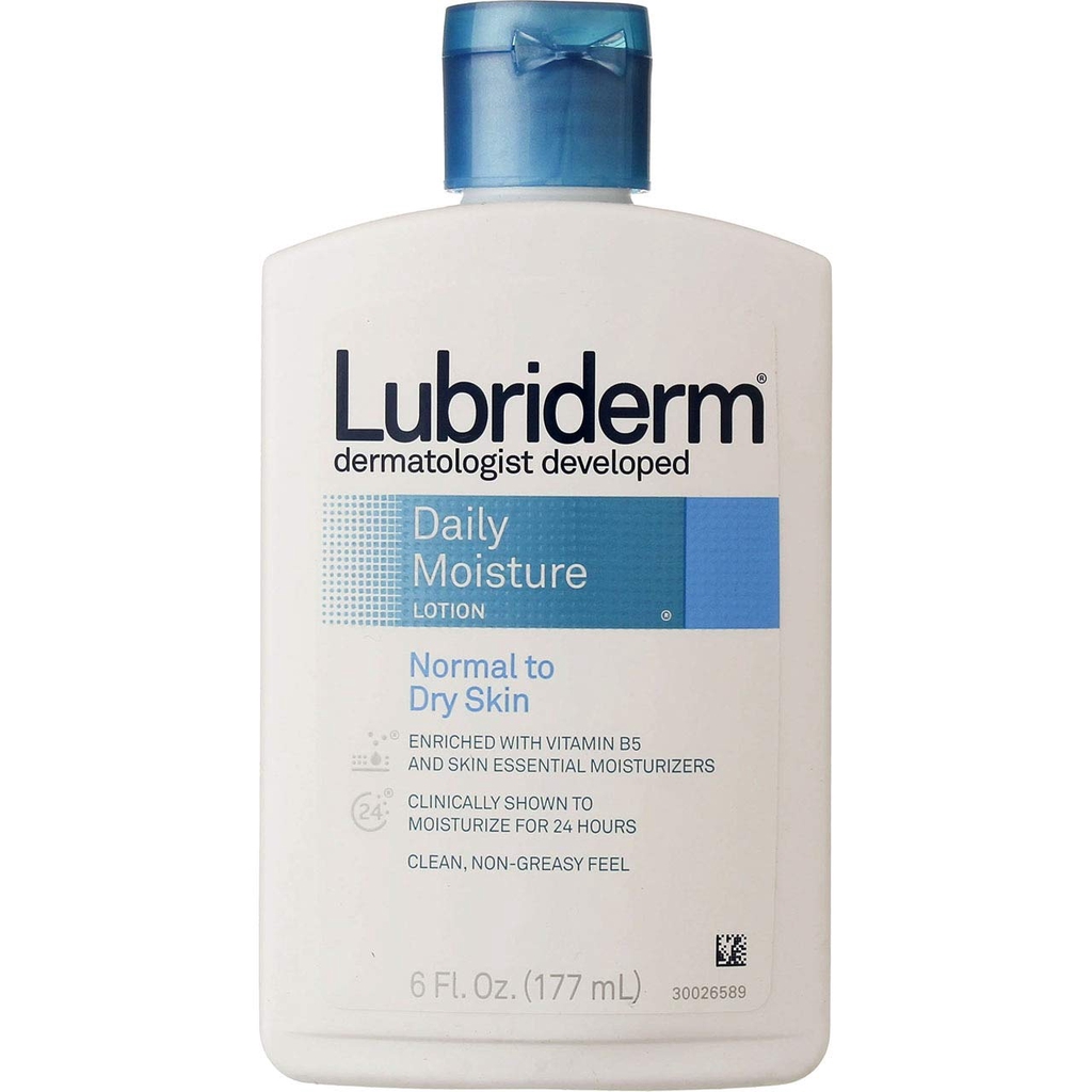 Dưỡng thể giữ ẩm da thường &amp; khô Lubriderm Daily Moisture Normal To Dry Skin Lotion 177ml (Mỹ)