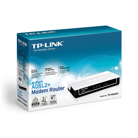 TP-Link TD-8840T - Router Modem ADSL2+