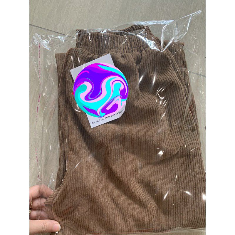 quần ống suông nhung tăm fizesize 444