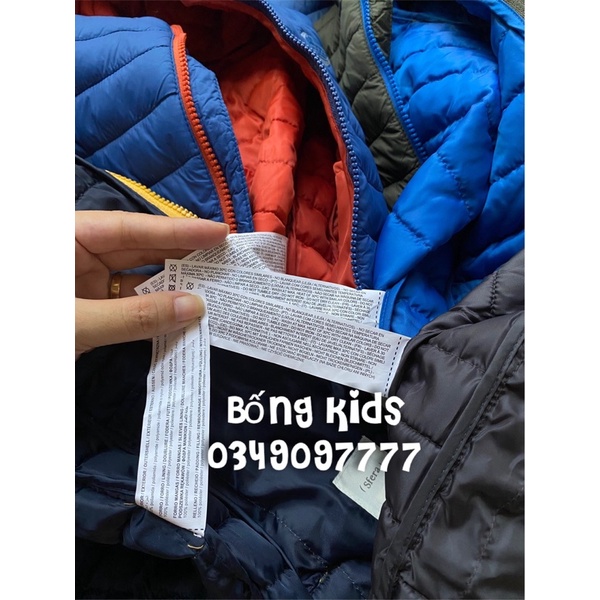 Áo Phao Bé Trai Basic Siêu Nhẹ Sfera