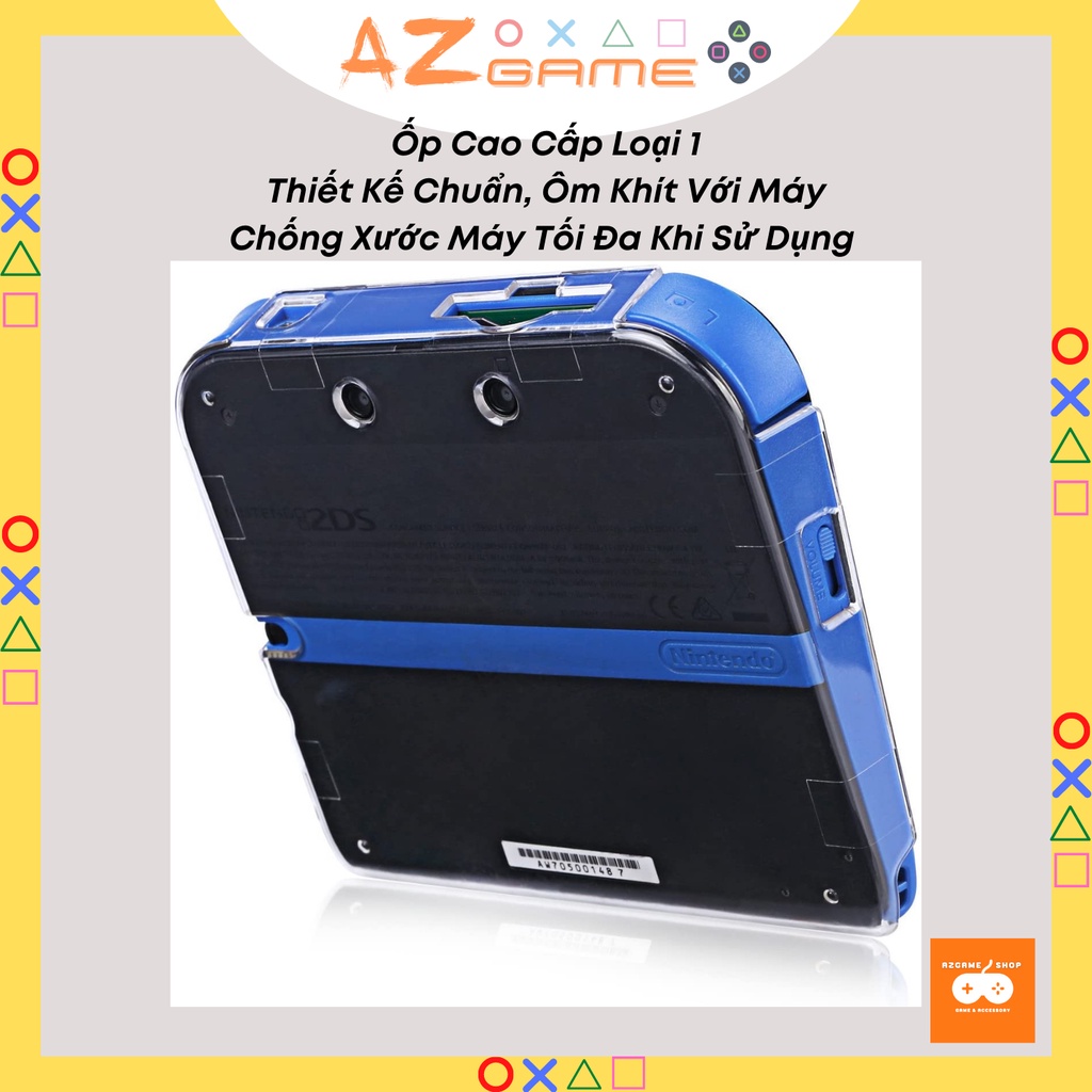 Ốp Cứng Crystal Case cho Nintendo 2DS Cao Cấp