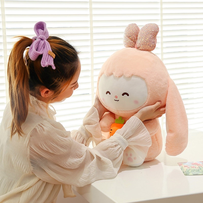 Gấu Bông Thỏ Tai Dài Cao Cấp - Gấu Bông Mina