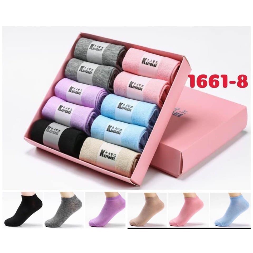 [ SALE TƯNG BỪNG]  Hộp 10 đôi tất chống thối chân cho nữ.