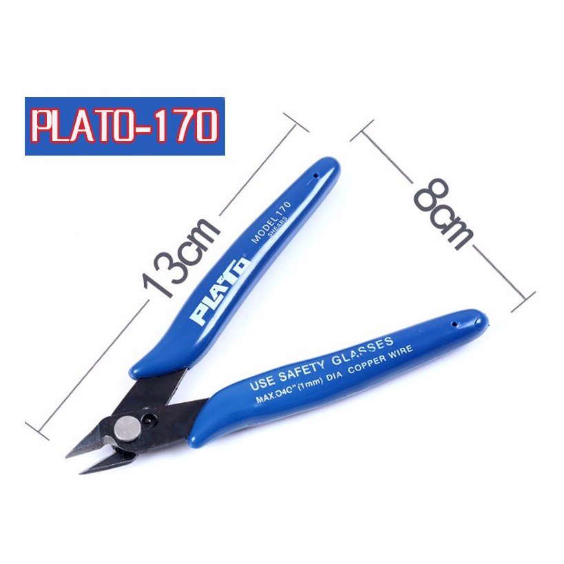 1 Hộp Kìm Cắt Chân Linh Kiện PLATO 170