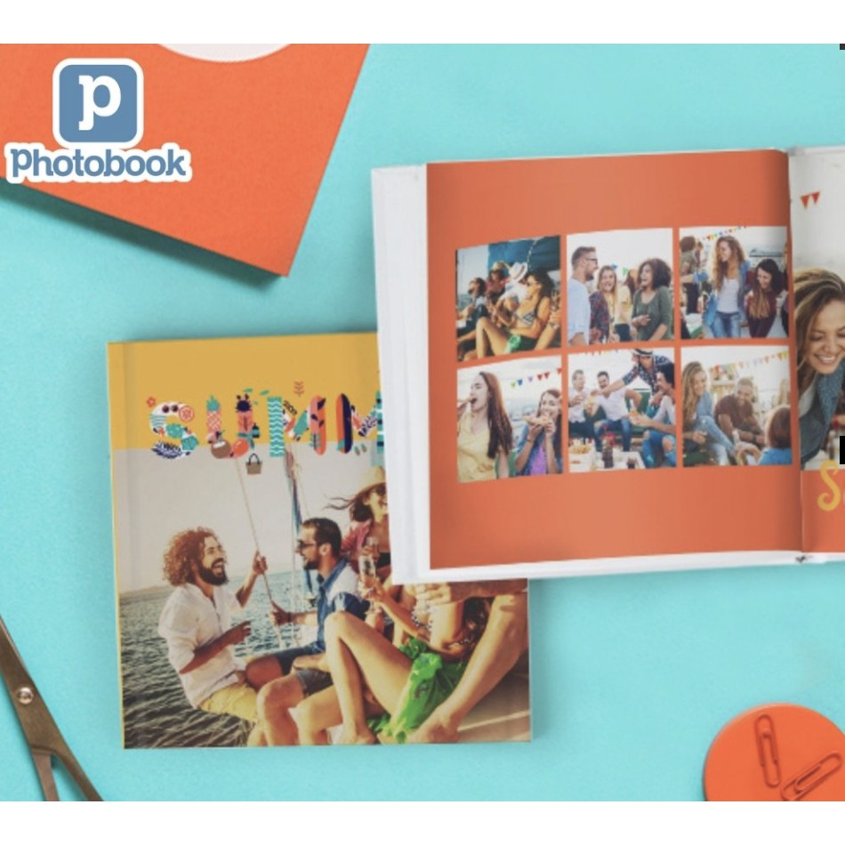 [Toàn Quốc] [E-voucher] In sách ảnh theo yêu cầu bìa cứng 40 trang 8” x 8” (20 x 20cm) - Thiết kế trên web Photobook