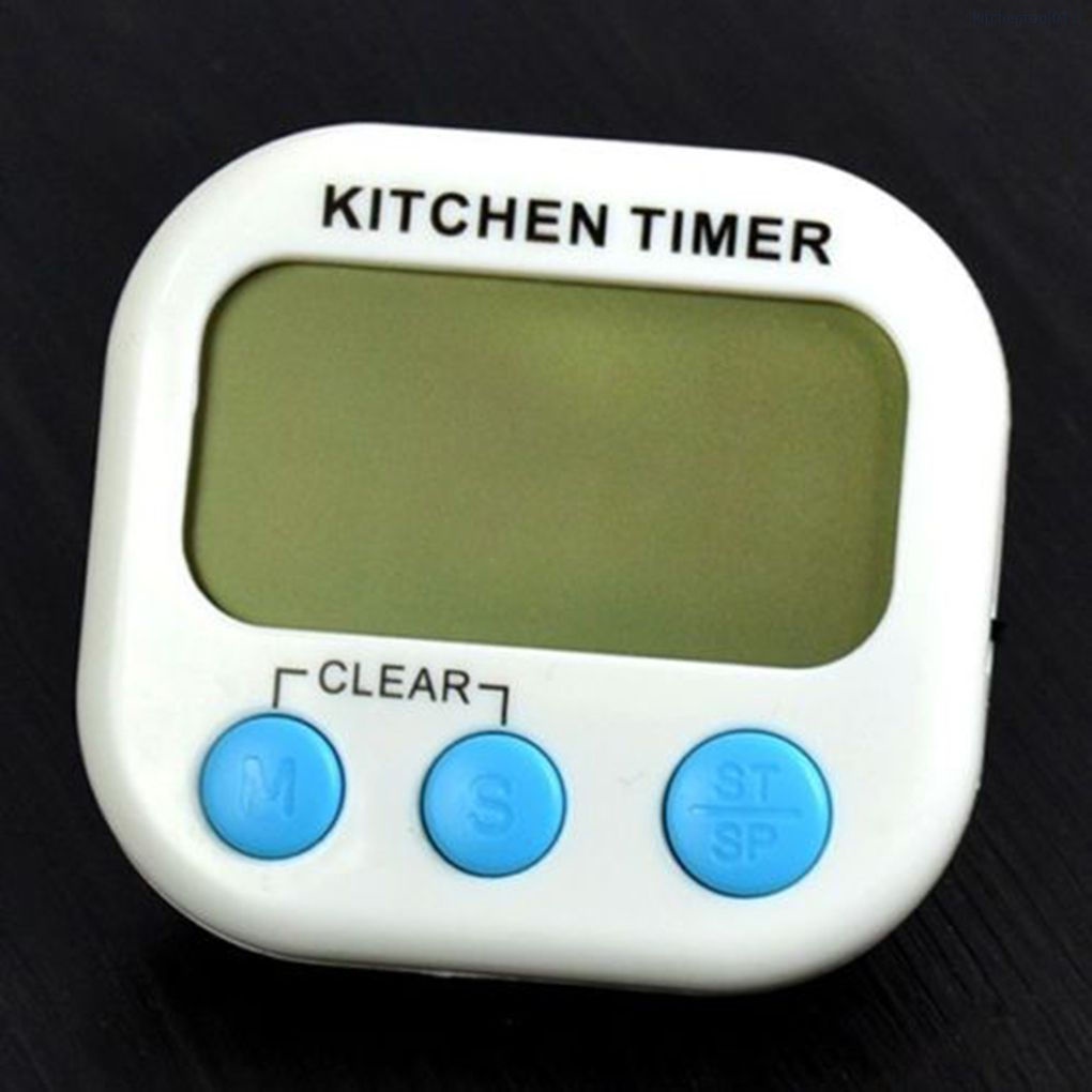 Đồng hồ hẹn giờ/ đếm ngược kỹ thuật số có nam châm/ chuông báo dùng cho nhà bếp/ tập thể thao