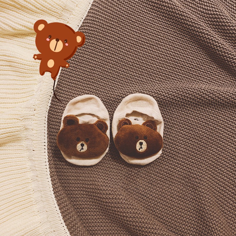 Tất Bằng Cotton Chống Trượt Cho Bé