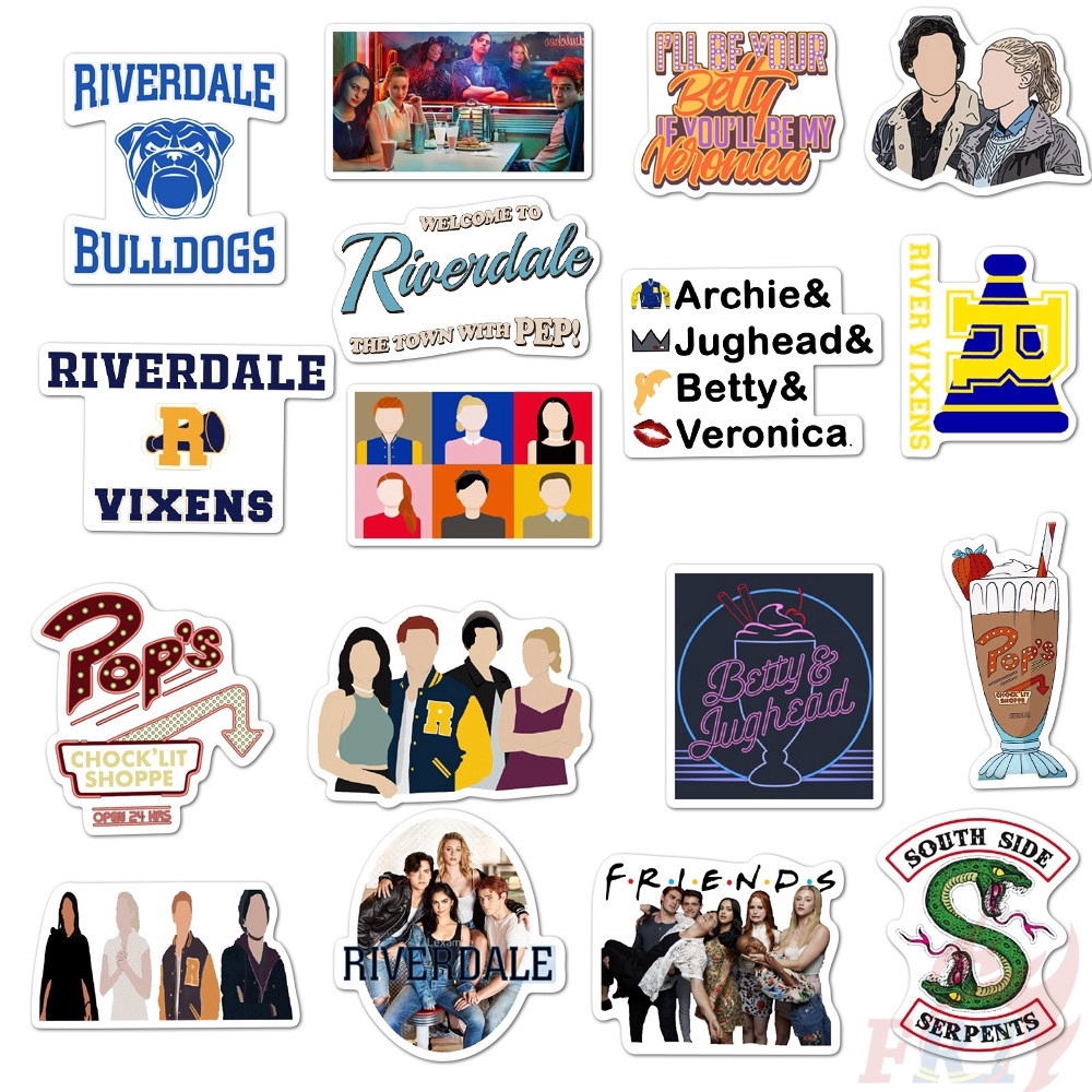 ❉ Riverdale Series 01 Stickers ❉ 50Pcs/Set DIY Fashion Waterproof Doodle Decals Stickers