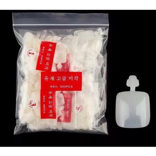 Móng úp chân chuẩn fom ( bịch 600 móng)