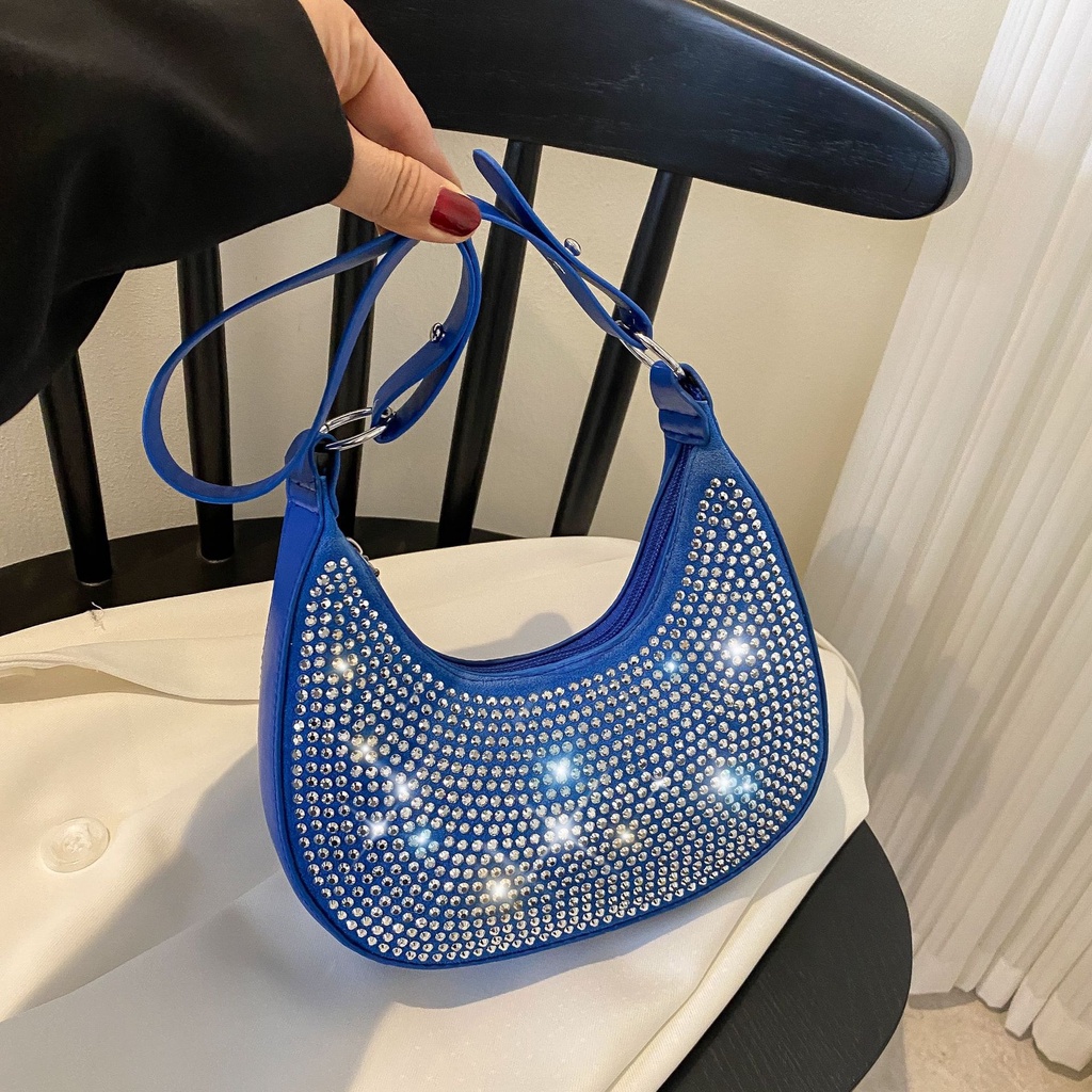 Túi Xách JASMIN NOIR Da PU Họa Tiết Kim Cương Thời Trang Cho Nữ