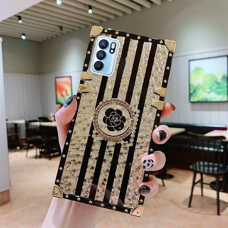 Ốp Điện Thoại Mềm Chống Sốc Có Vòng Đỡ Cao Cấp Cho OPPO Reno8 Z 5G Reno 7 Pro Reno 6 6Pro Reno 7Z