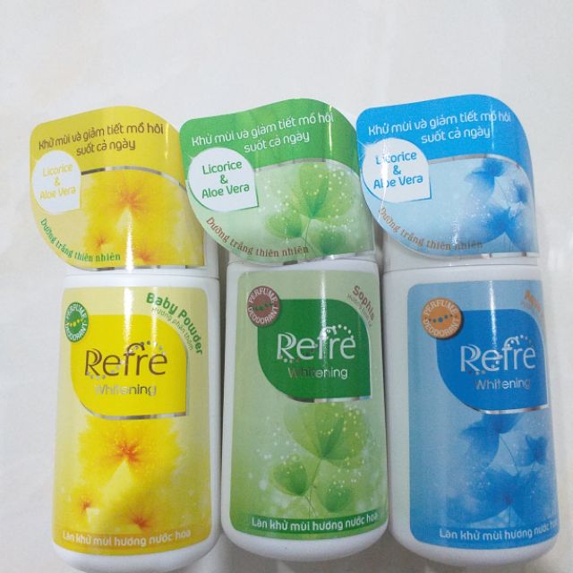Lăn khử mùi refre whitening 40ml