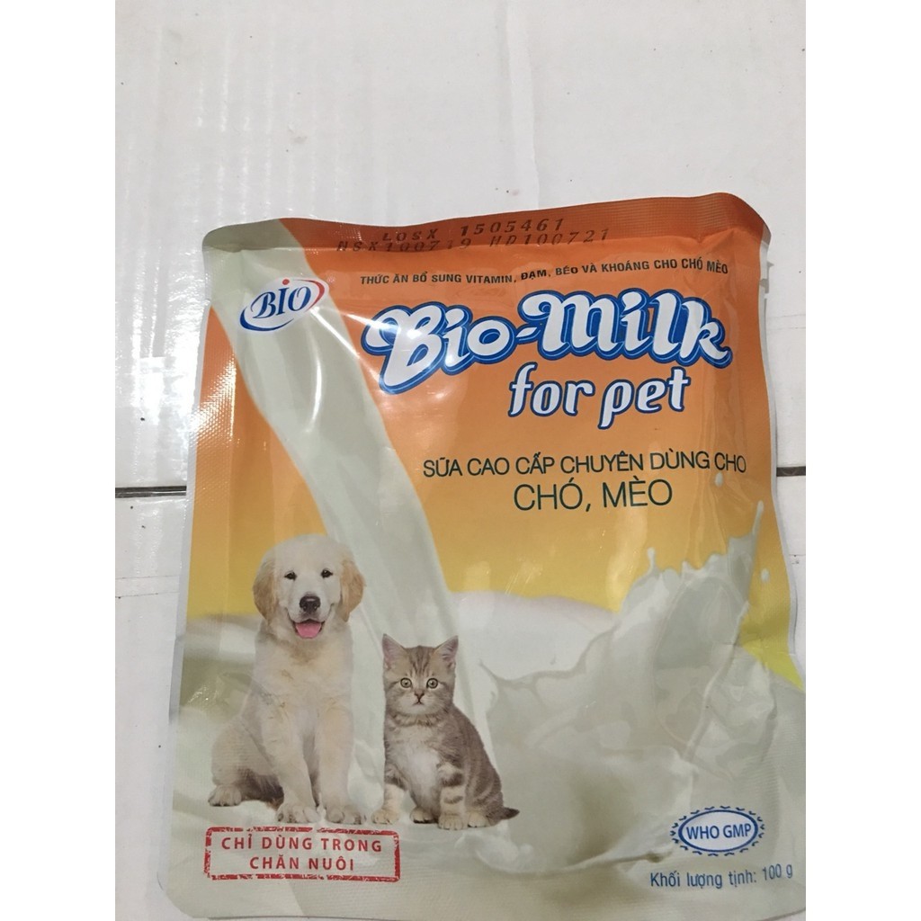Sữa cho chó mèo - BIO MILK FOR PET (100g)