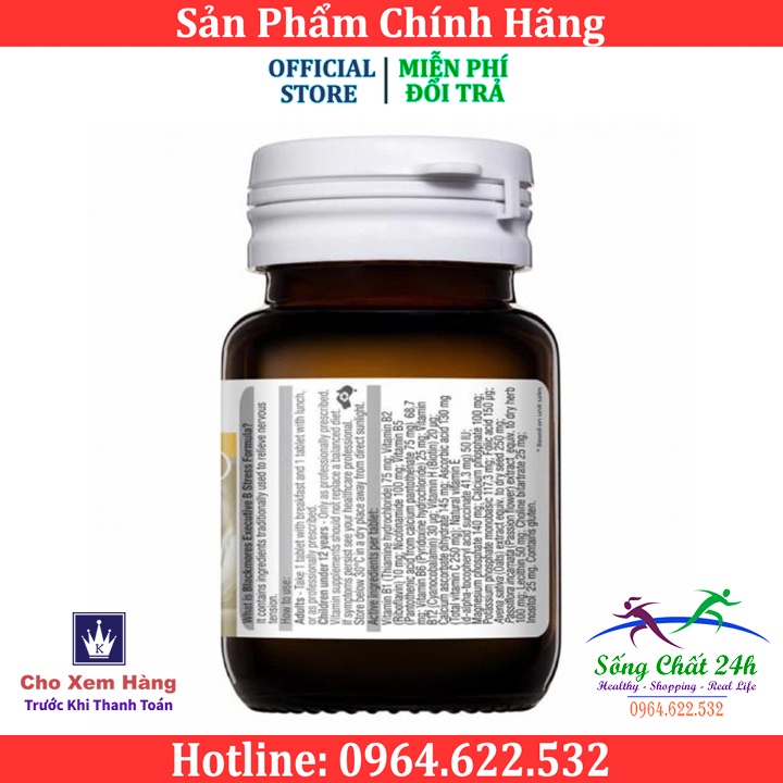 Viên Uống Giảm Stress Blackmores Executive B Stress Formula Của Úc