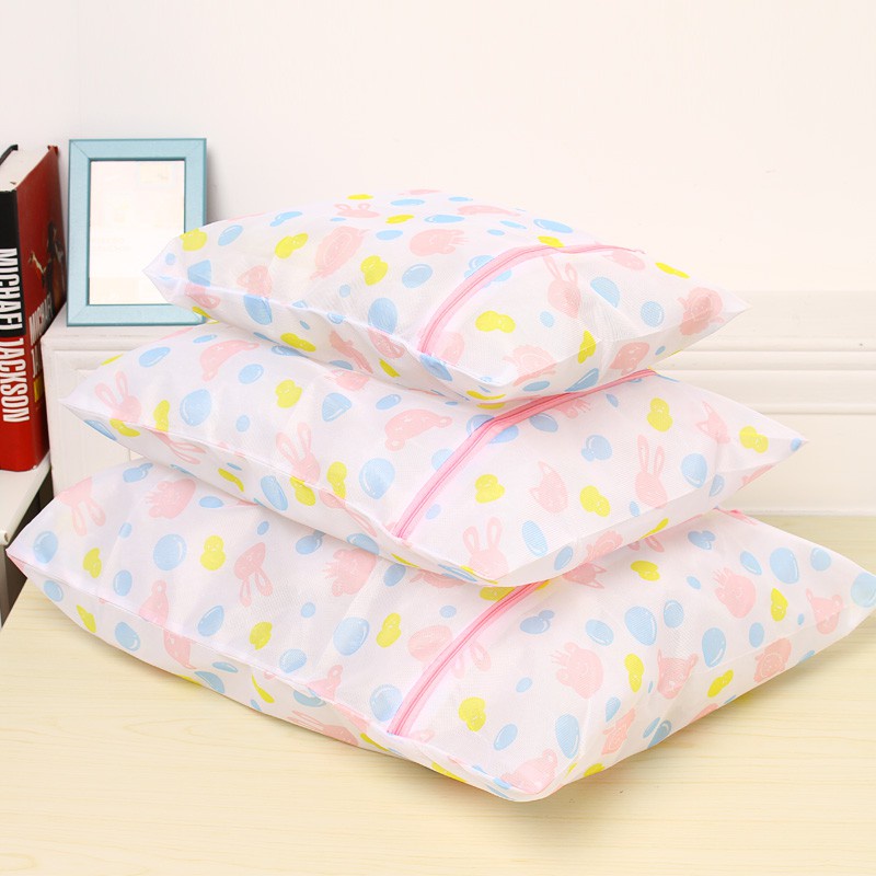 Set 5 túi lưới giặt đồ máy giặt nhiều kích thước họa tiết