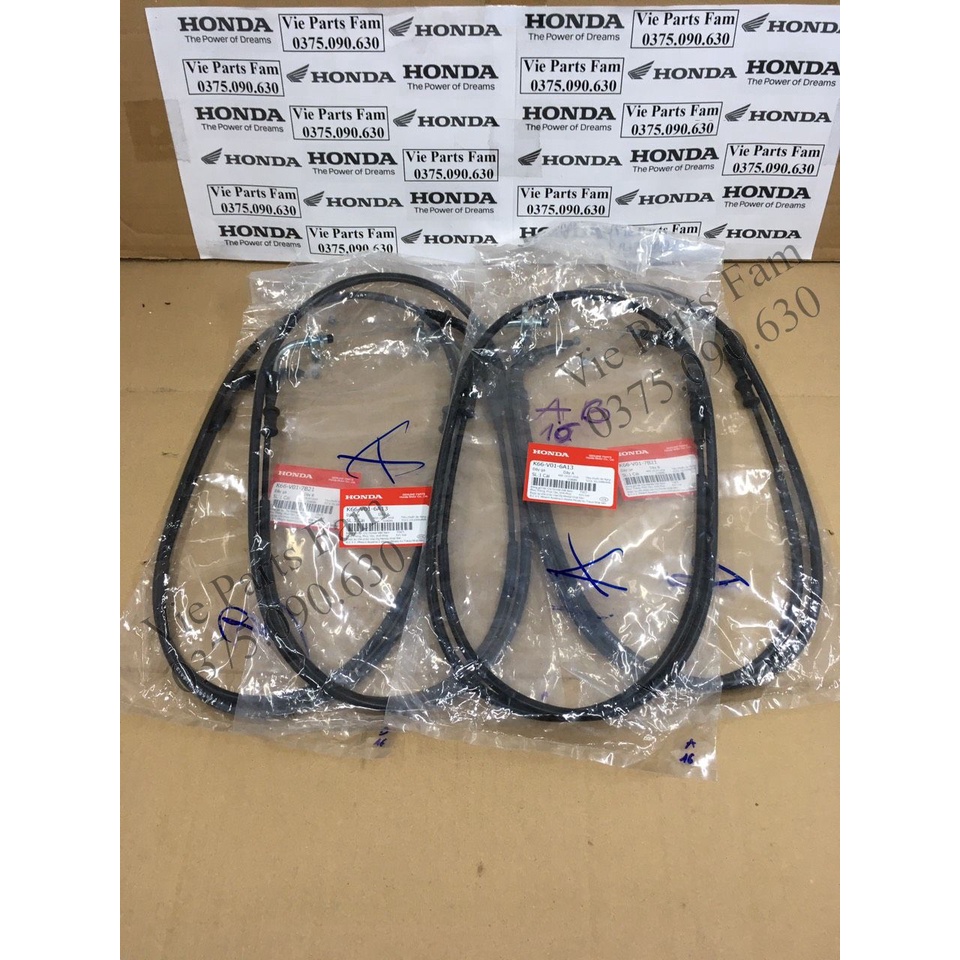 Bộ dây ga A + B xe máy Air Blade 125/ AB 125 2016-2019 Honda