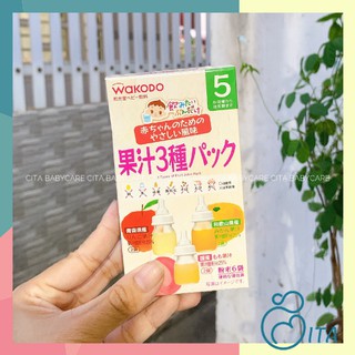 Trà Wakodo lúa mạch, trái cây cho bé (từ 5 tháng)