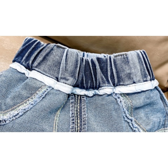 Quần jean  dài co giãn thời trang xuân thu Hàn Quốc sành điệu cho trẻ 1-9 tuổi