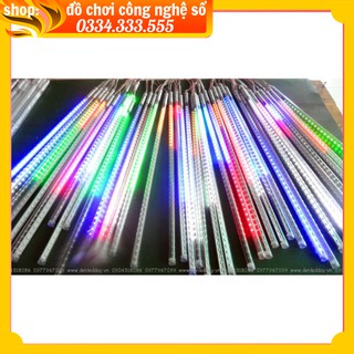 đèn led sao băng chảy ống xoắn