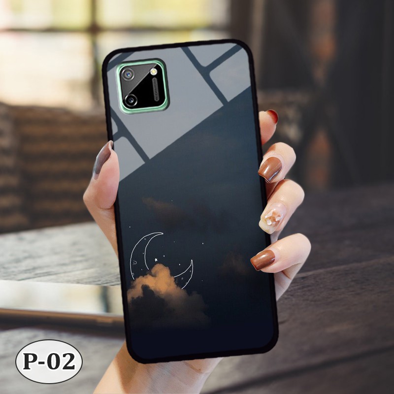 Ốp lưng kính Realme C11- hình 3D