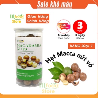 Hạt Macca Úc nứt vỏ - Hộp 500g kèm khui hạt - Nhập khẩu